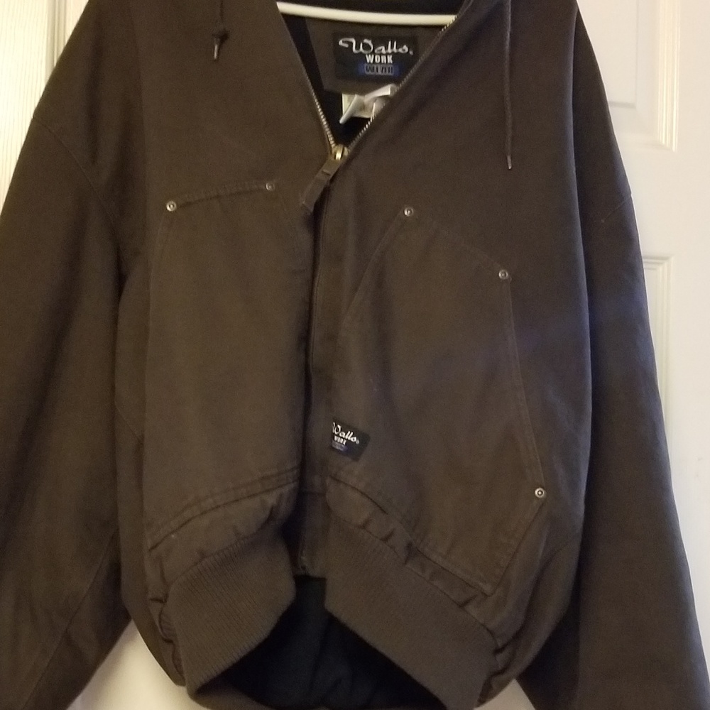 Mens Smoky Brown Jacket Size Large 2 pocket